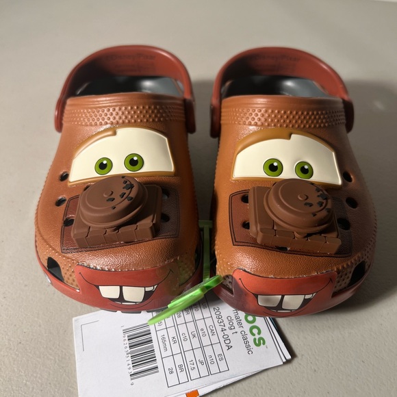 Crocs Cars MATER Classic Clog Toddler TD Sizes c8 c9 c10 209374-0DA BRAND NEW - Picture 9 of 15